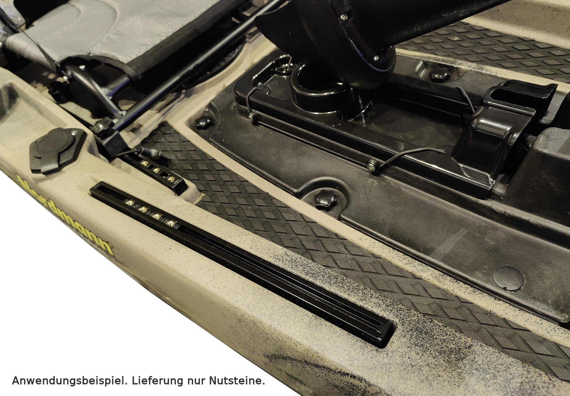 Nordmann® Nutstein flach M6 für C Nut Schienen 