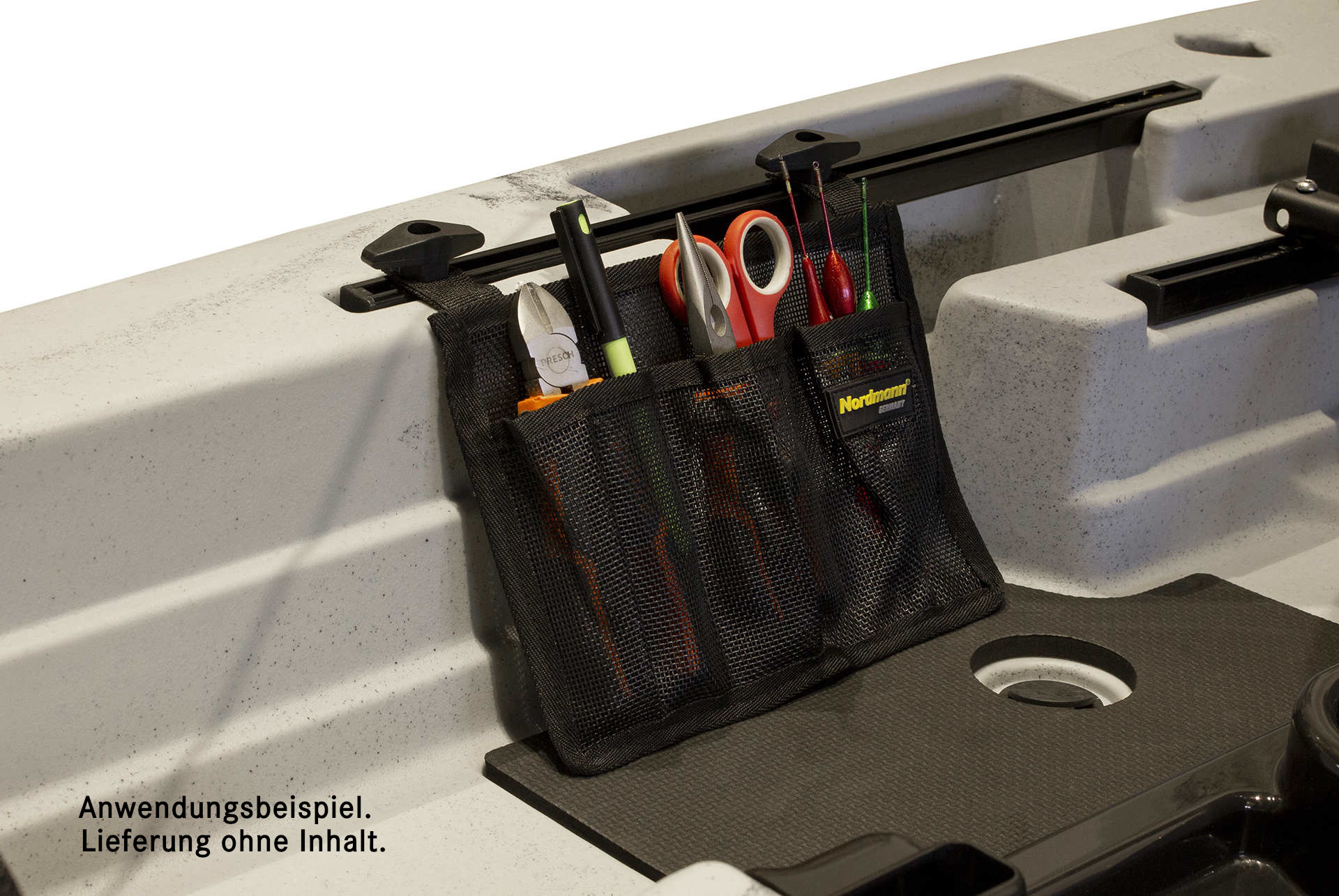 Nordmann®  3 Taschen Mesh Organizer für Angelkajaks