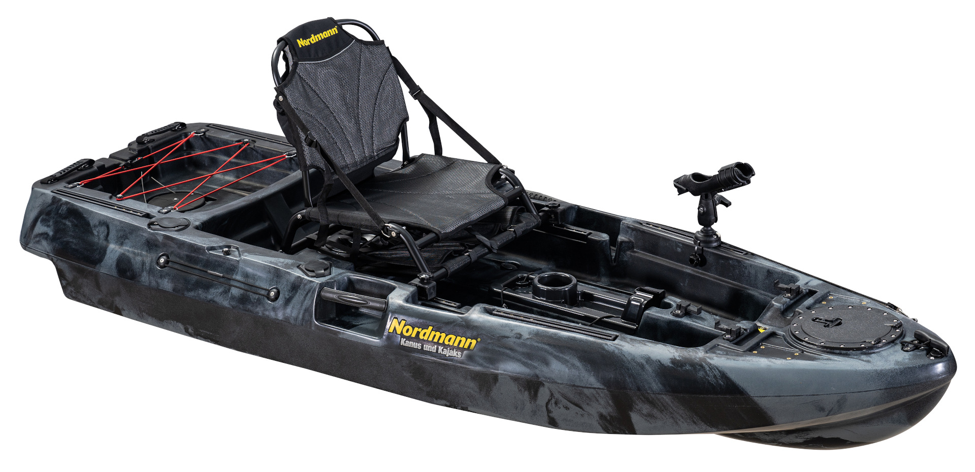 Nordmann® Dingi 250 - 8.2 Angelkajak Sit on Top inkl. Zahnstangen-Pedalantrieb