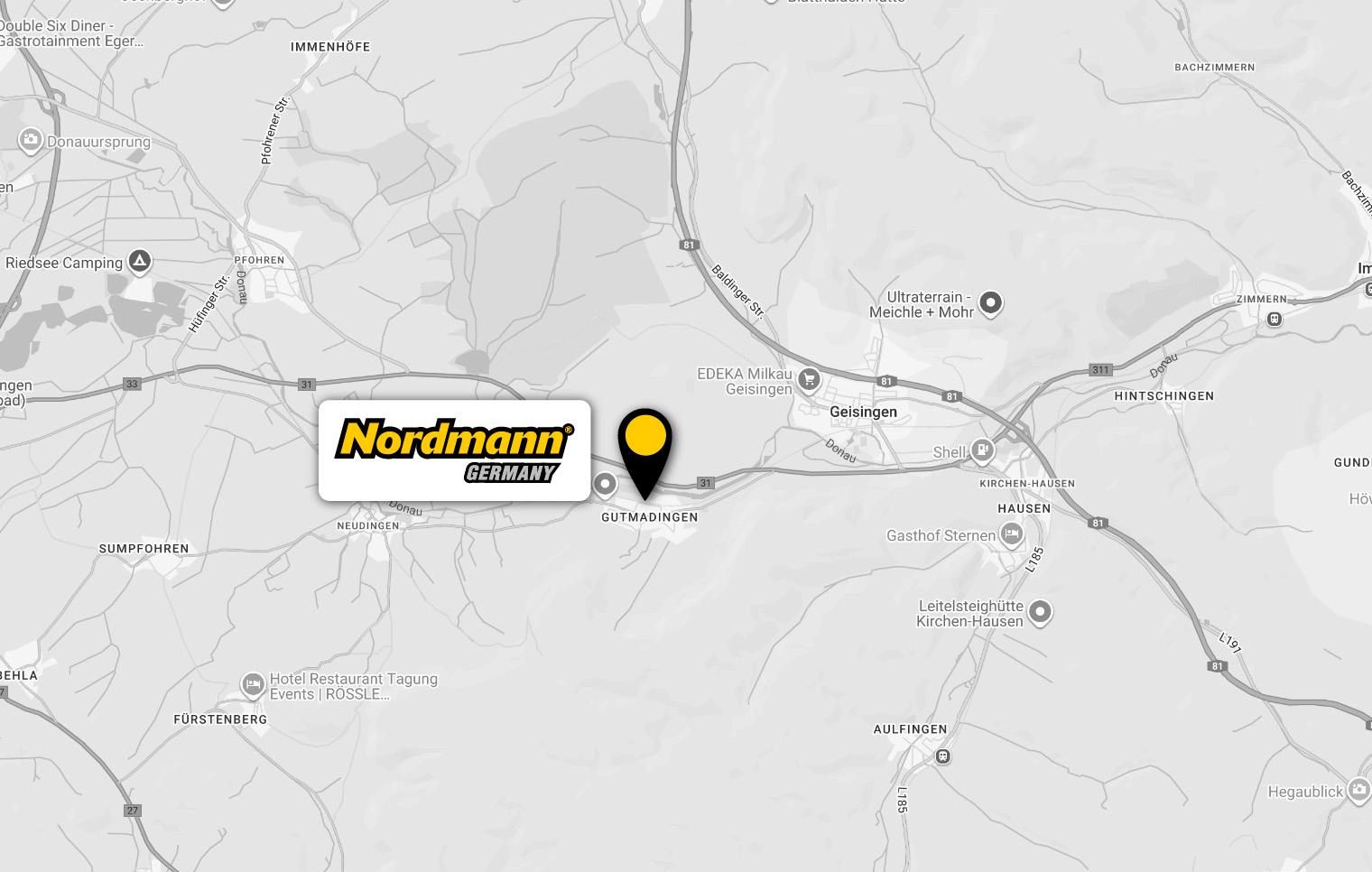 Nordmann Kajaks Standort