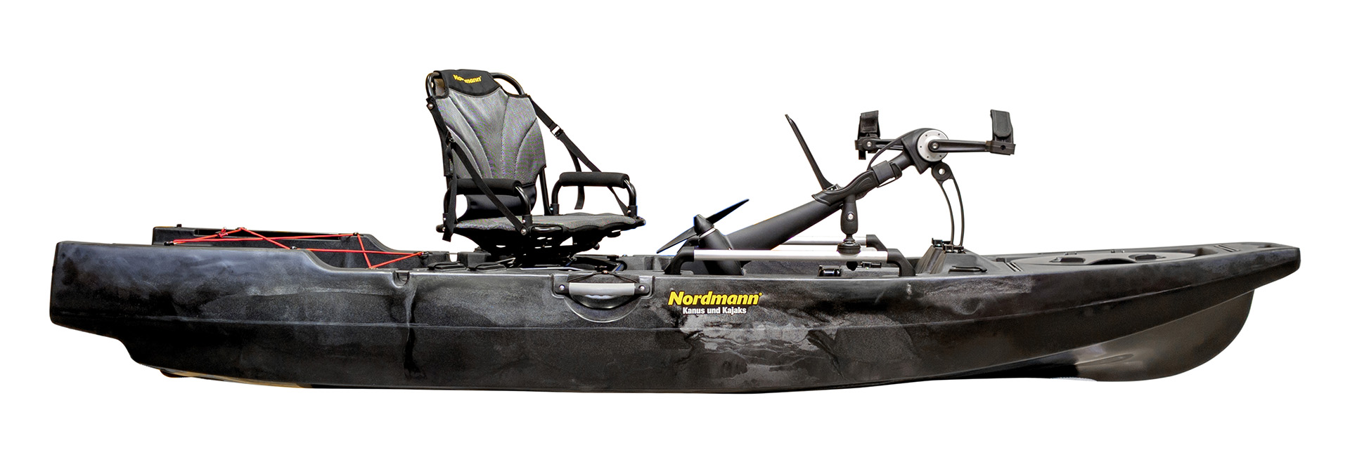 Nordmann® Orca 10.8 Angelkajak Sit on Top inkl. Zahnstangen-Pedalantrieb