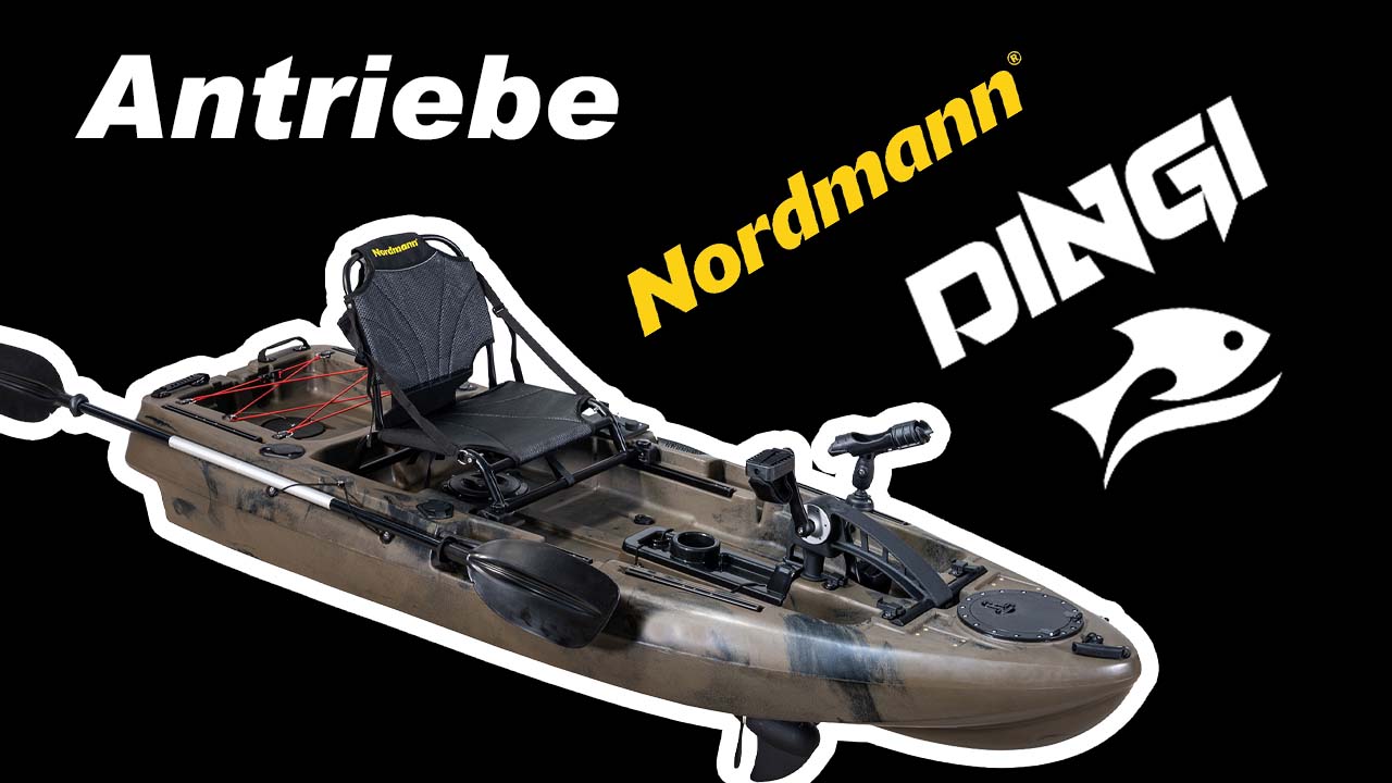 Antriebe und Zubehör für das Nordmann® Dingi Angelkajak