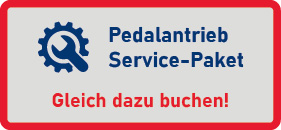 Zum Service-Paket für Pedalantriebe