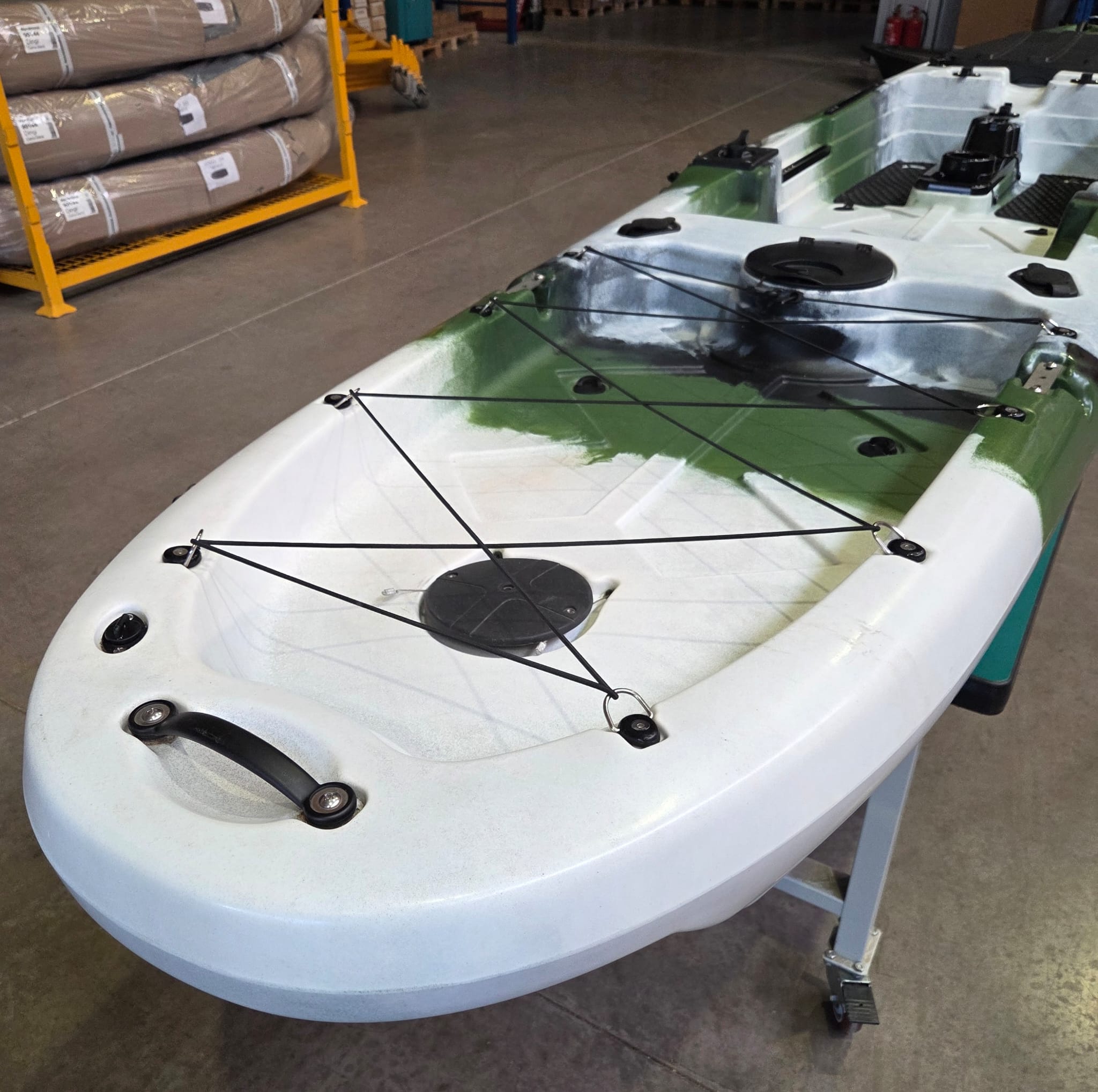 Nordmann® CF13-21 Angelkajak Sit on Top inkl. Zahnstangen-Pedalantrieb | Gebraucht #33