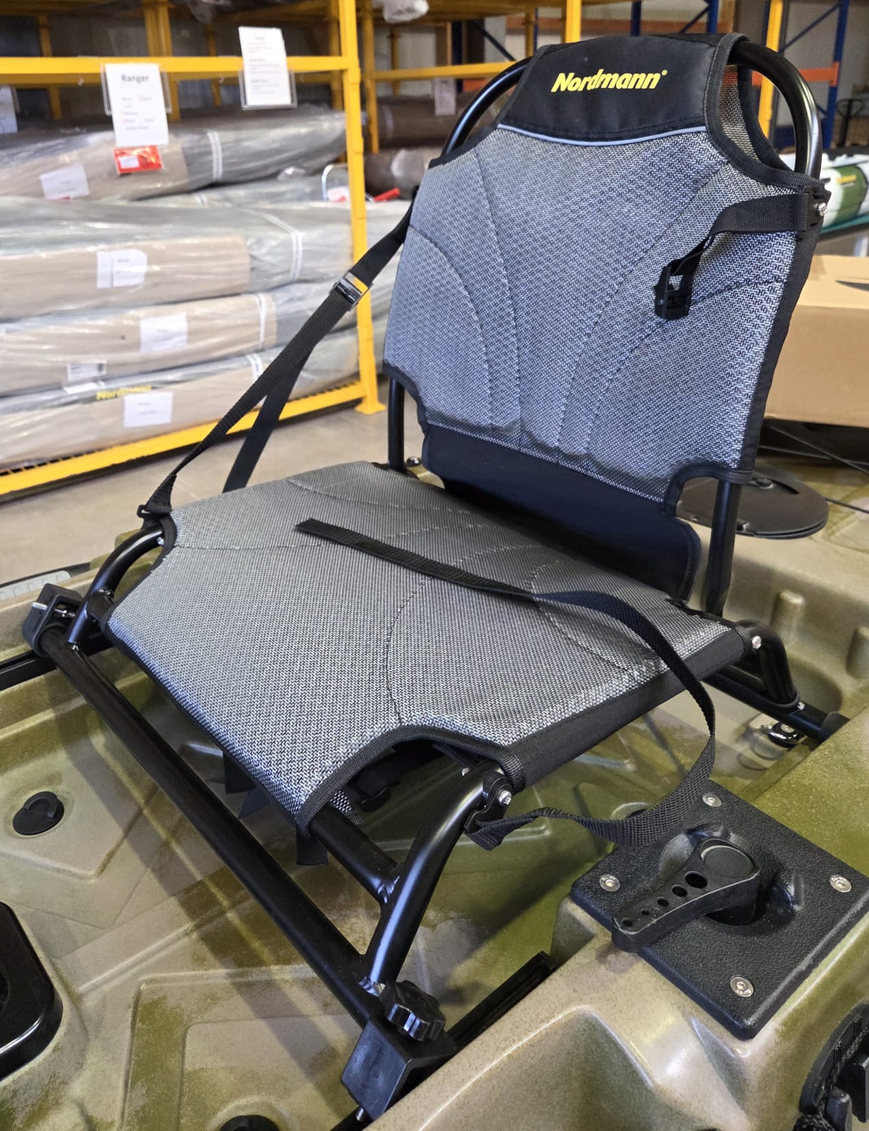 Nordmann® CF13-21 Angelkajak Sit on Top inkl. Zahnstangen-Pedalantrieb | Gebraucht #35
