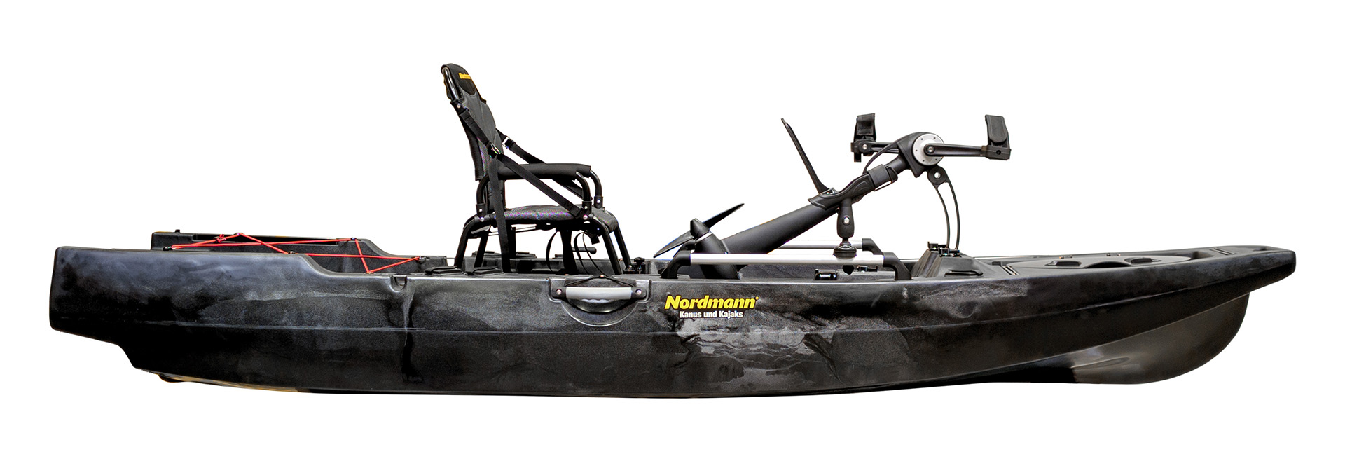 Nordmann® Orca 10.8 Angelkajak Sit on Top inkl. Zahnstangen-Pedalantrieb