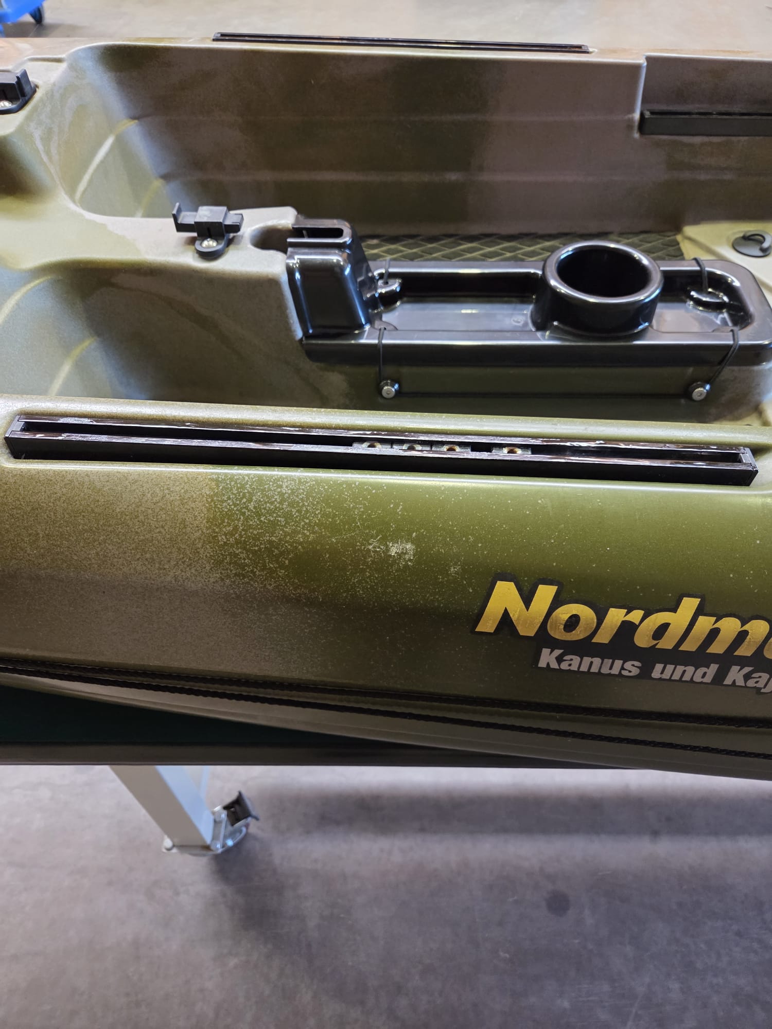 Nordmann® CF13-21 Angelkajak Sit on Top inkl. Zahnstangen-Pedalantrieb | Gebraucht #35
