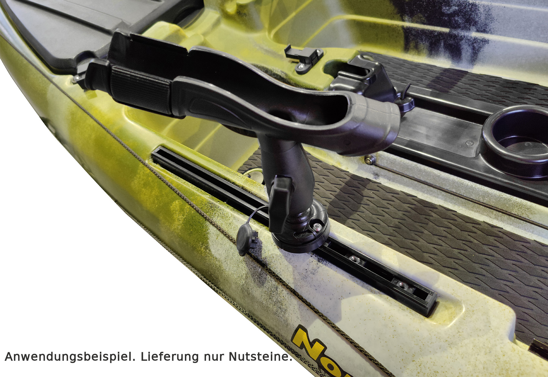 Nordmann® Nutstein flach M6 für C Nut Schienen 